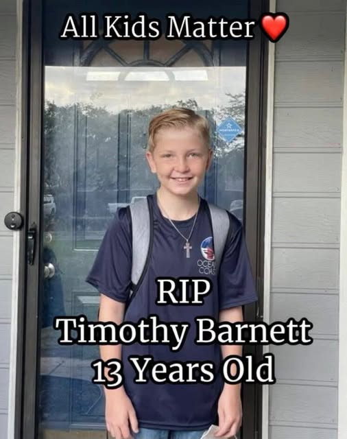 Timothy Barnett Suicide, South Carolina, Death-Obituary: 13-Year-Old Boy ...